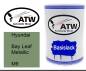 Preview: Hyundai, Bay Leaf Metallic, M9: 500ml Lackdose, von ATW Autoteile West.